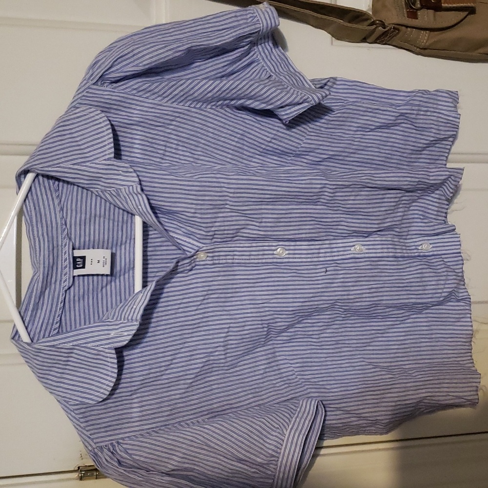 Gap striped button up